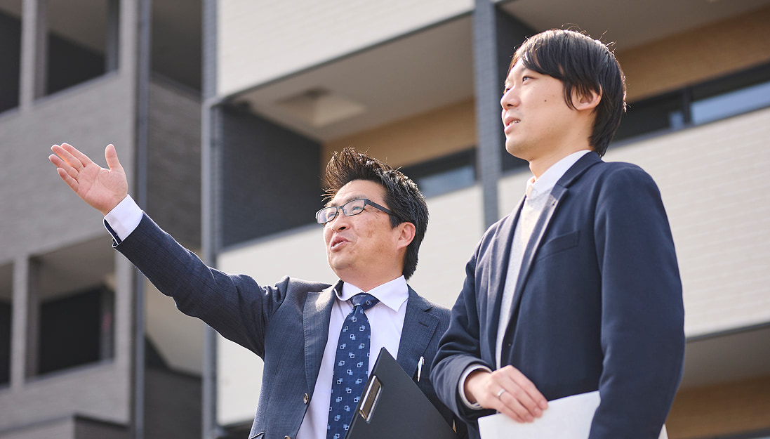 アパックスホームなら、 千葉・埼玉・神奈川・東京・広島・福岡エリアの土地選定から設計・施工・管理・税務対応まですべて自社で一貫対応。