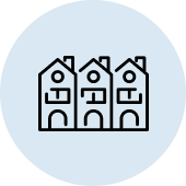 累計管理棟数、約200棟（福岡市内中心）