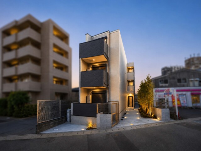 福岡県福岡市西区周船寺新築1棟アパート